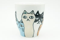 Neko Party Yunomi, Japanese Teacup