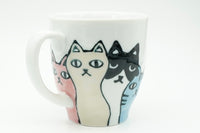 Neko Party Yunomi, Japanese Teacup