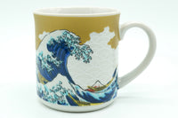 The Great Wave Yunomi, Japanese Teacup, Kutani ware, EdoMatcha