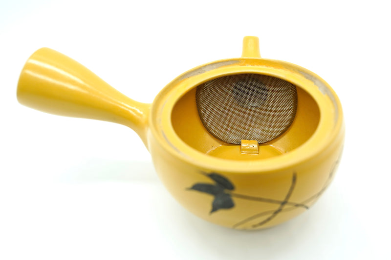 Natsu No Yoi Kyusu Yellow Japanese Teapot EdoMatcha Sydney