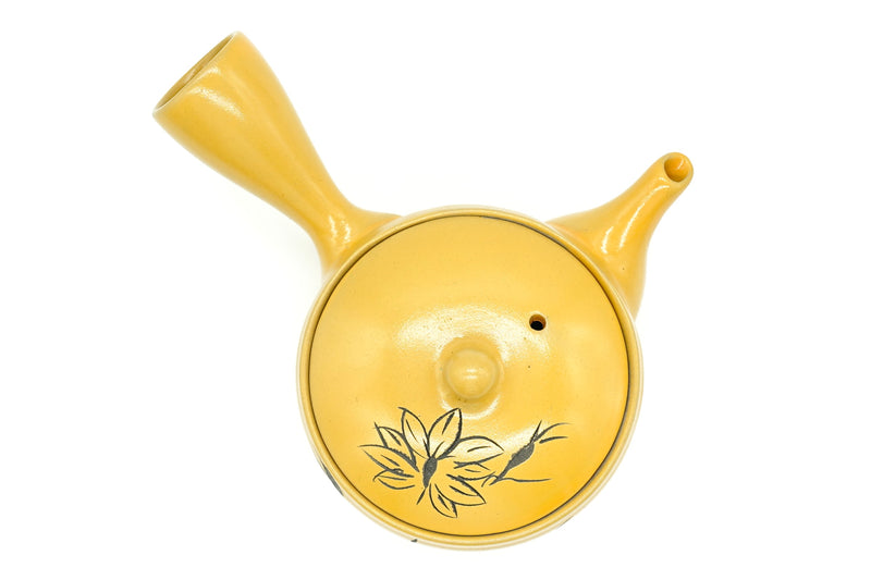 Natsu No Yoi Kyusu Yellow Japanese Teapot EdoMatcha Sydney