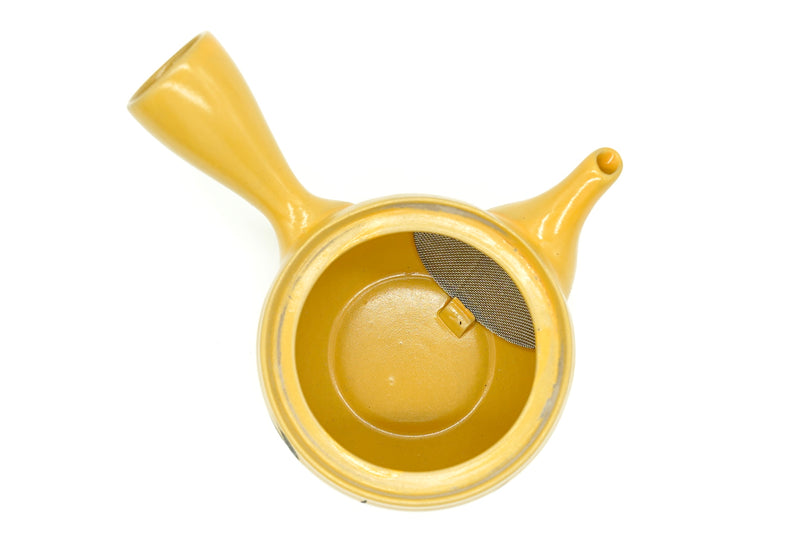 Natsu No Yoi Kyusu Yellow Japanese Teapot EdoMatcha Sydney