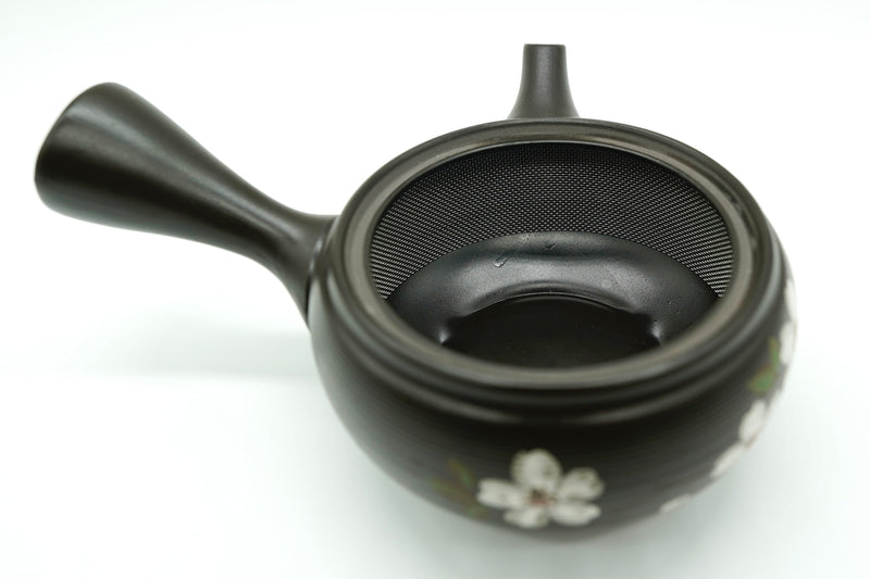 Fuyu Zakura Kyusu Winter Cherry Blossom Japanese Teapot EdoMatcha Sydney