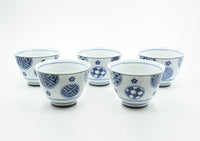 wa yunomi Japanese tea cup set of 5 edomatcha Australia
